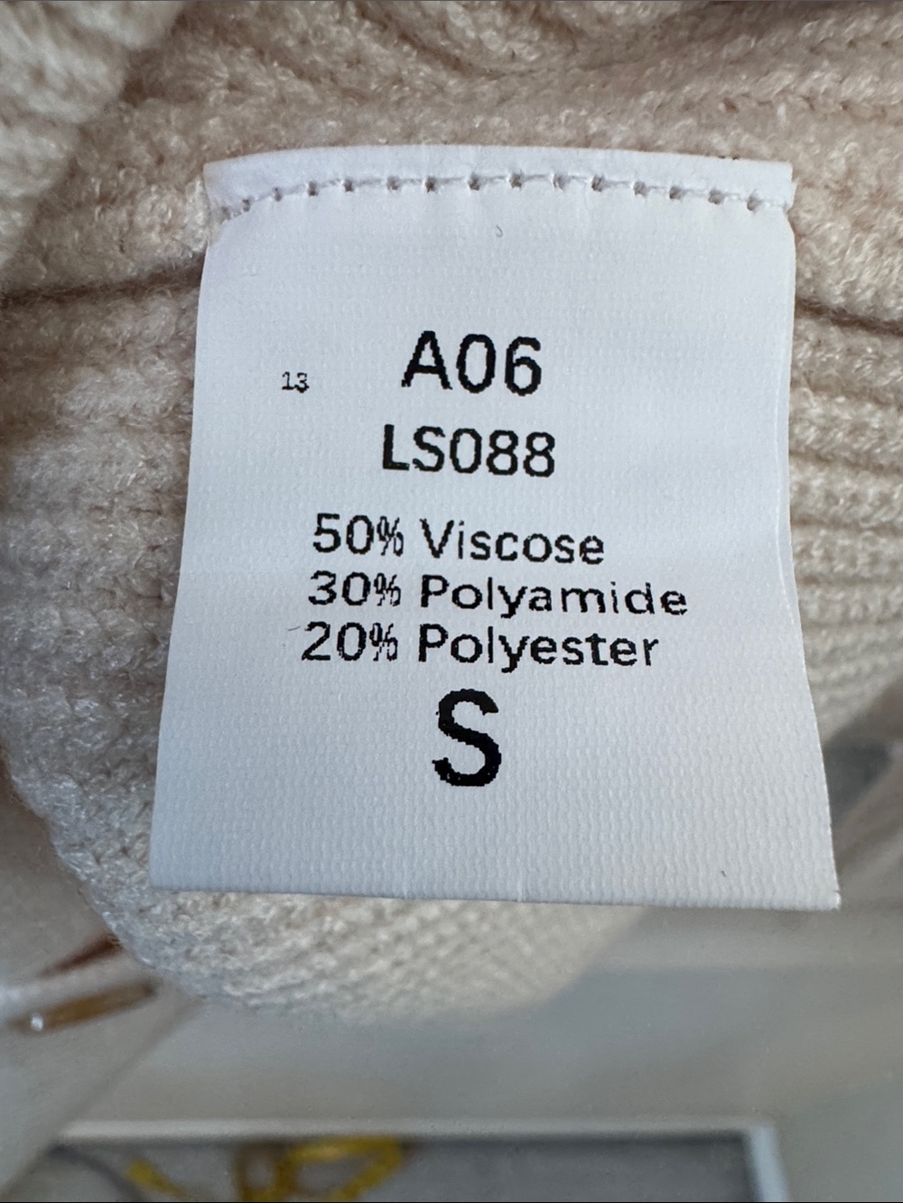 Relaxed Cream Ribbed Button-Front Cardigan - Picture 3 of 4
